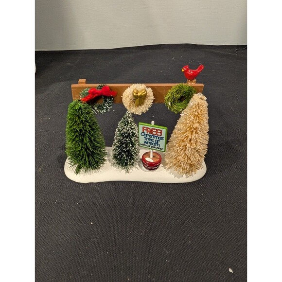 Dept 56 Original Snow Village”Friendly Used Car Sales” W/ Light & Box Retired - Picture 2 of 11